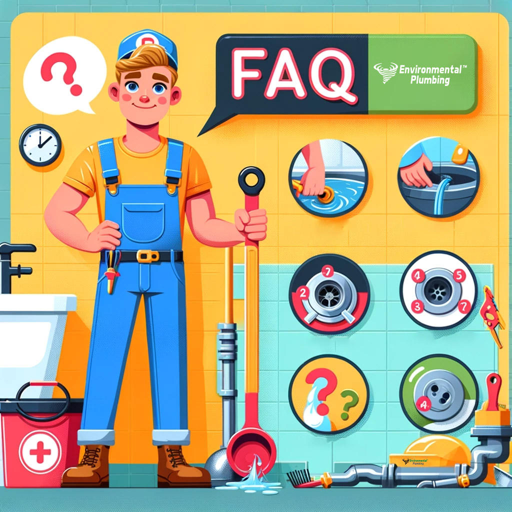 FAQ section about drain maintenance in plumbing