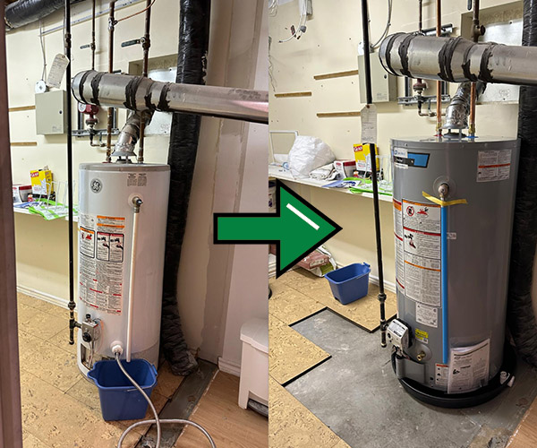 New Water Heater Installation