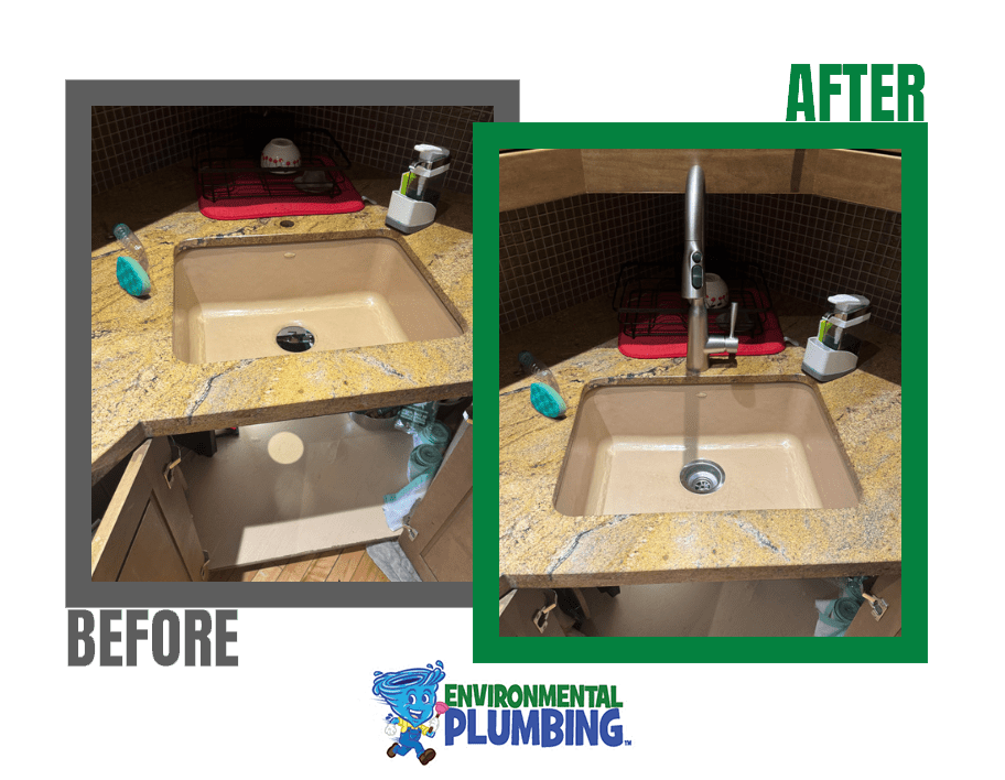 Kitchen faucet installation Downtown Ottawa