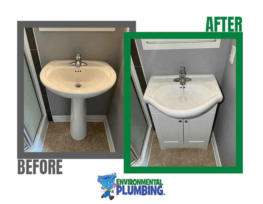 Bathroom vanity plumbing Ottawa