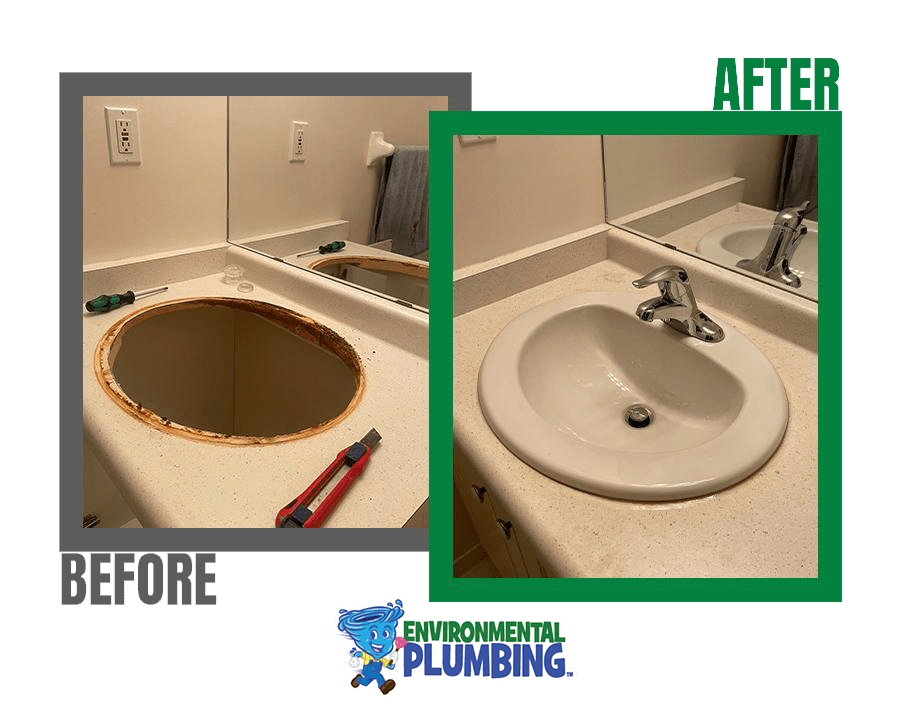 Bathroom sink installation Downtown Ottawa