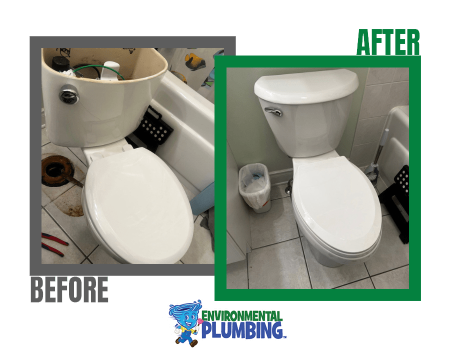 Toilet Replacement and Flange Repair in Bridlewood