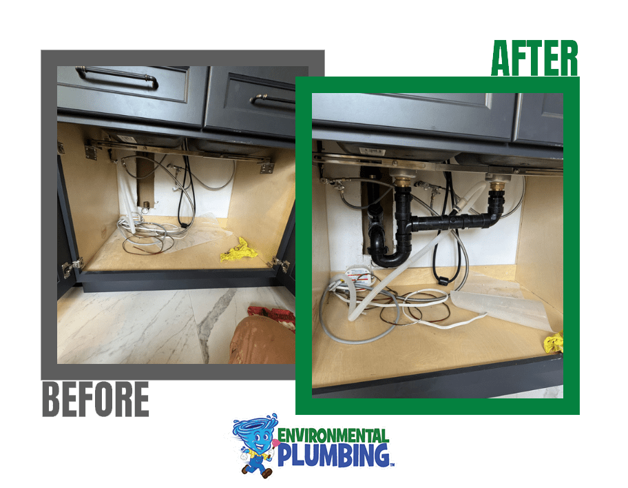 Kitchen sink drain repipe completed in Arlington Woods, Nepean