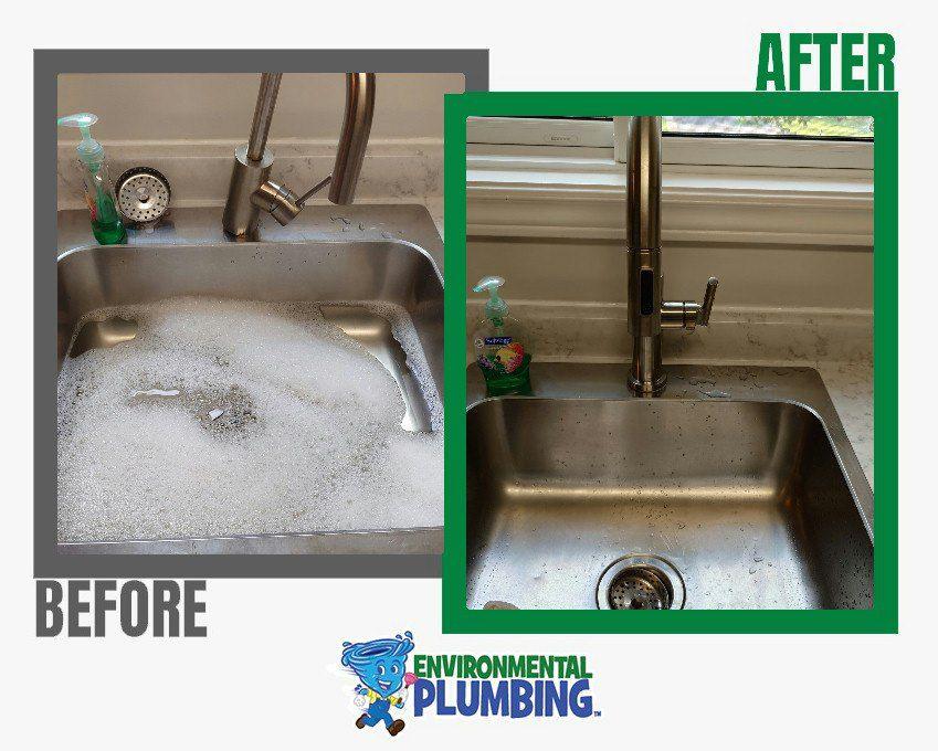 Blocked kitchen sink drain cleared in Orleans