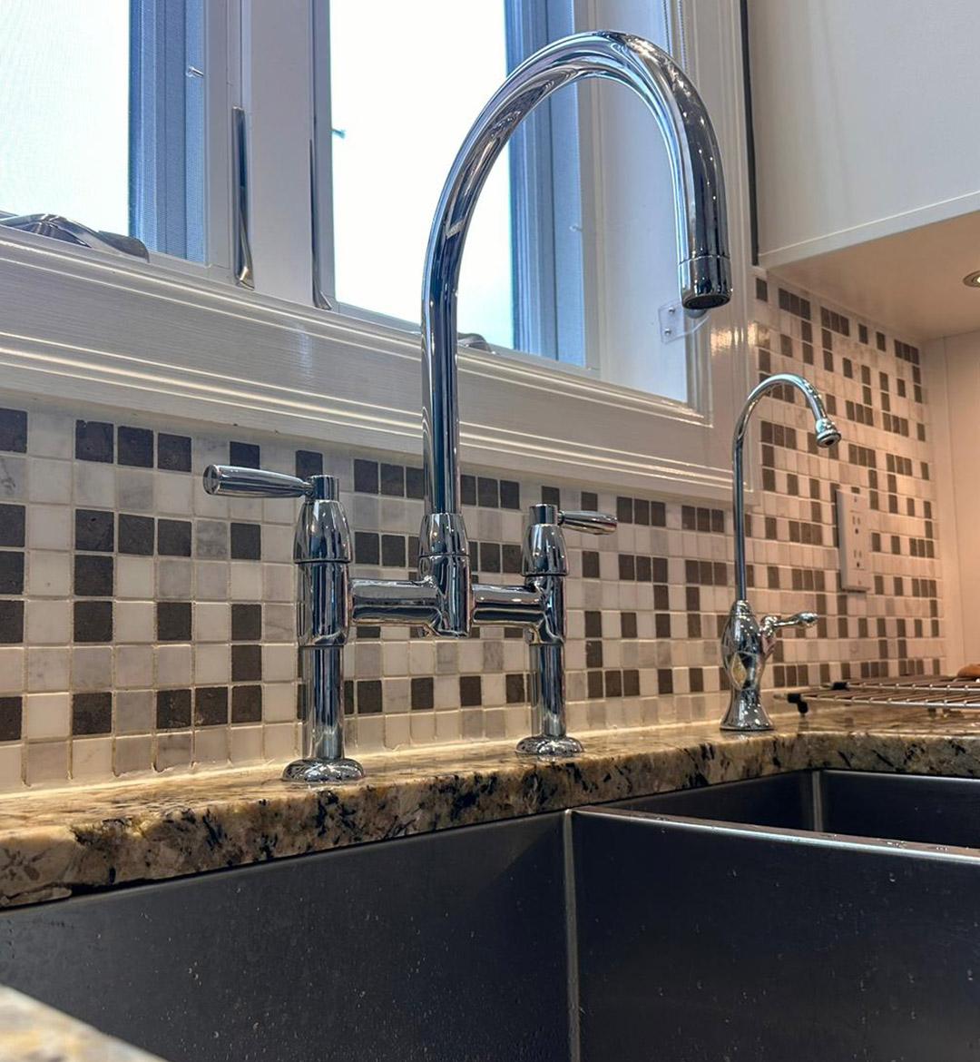 Professional faucet installation in Kingston