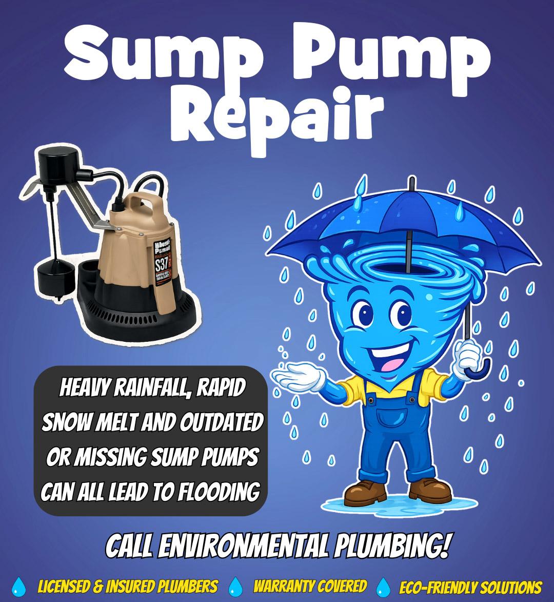 Sump pump repair in Toronto