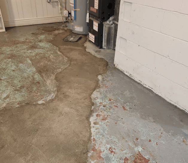Cast iron sewage line replacement by Environmental Plumbing
